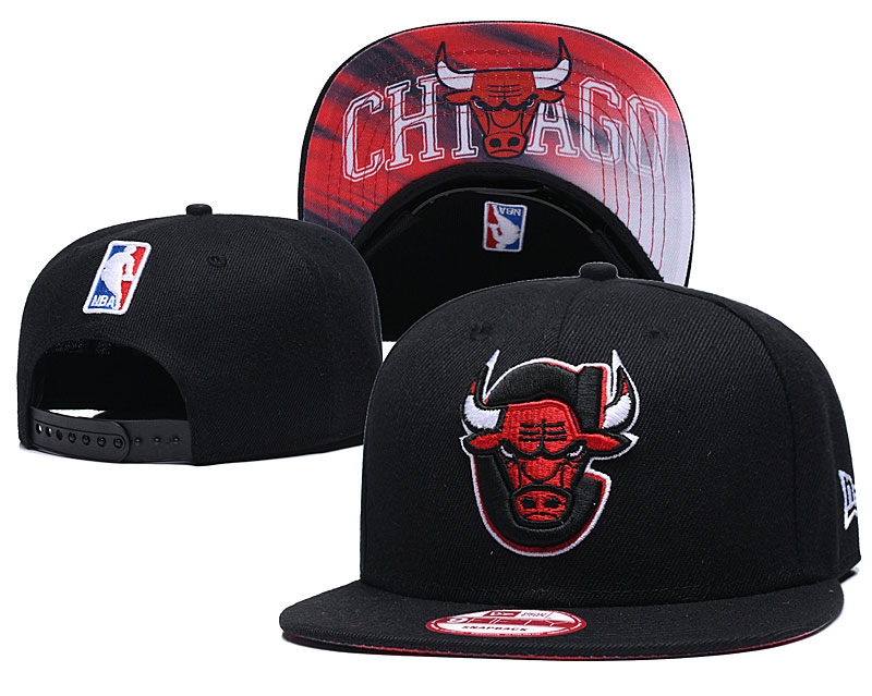 2020 NBA Chicago Bulls #3 hat->->Sports Caps